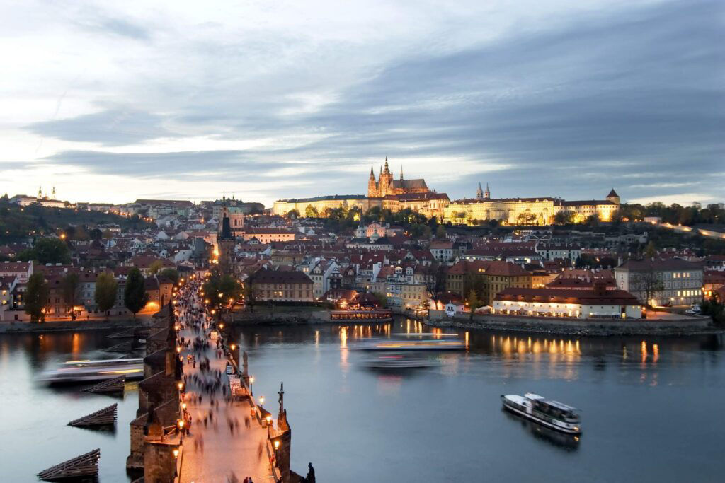 Prague on the river