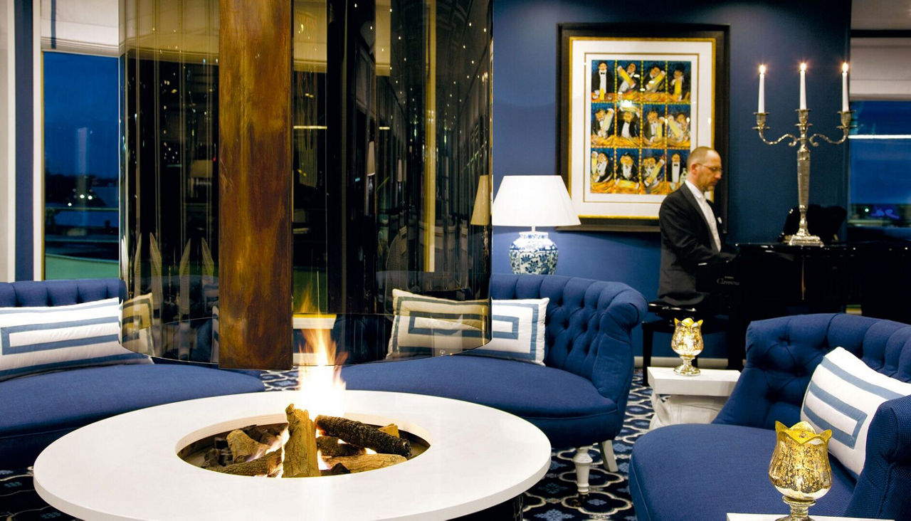 Trafalgar Verity Main Lounge Fireplace