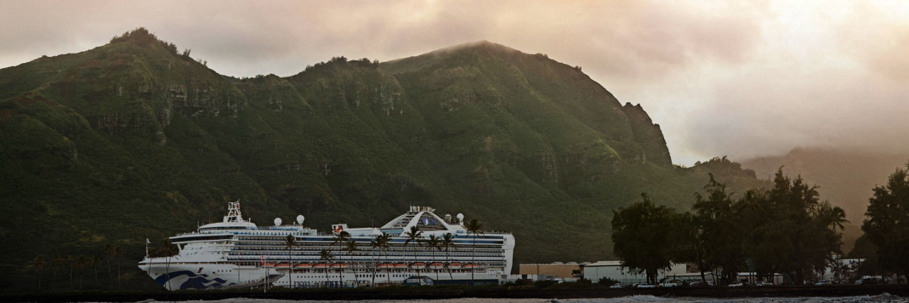Princess cruise ship in Hawaii