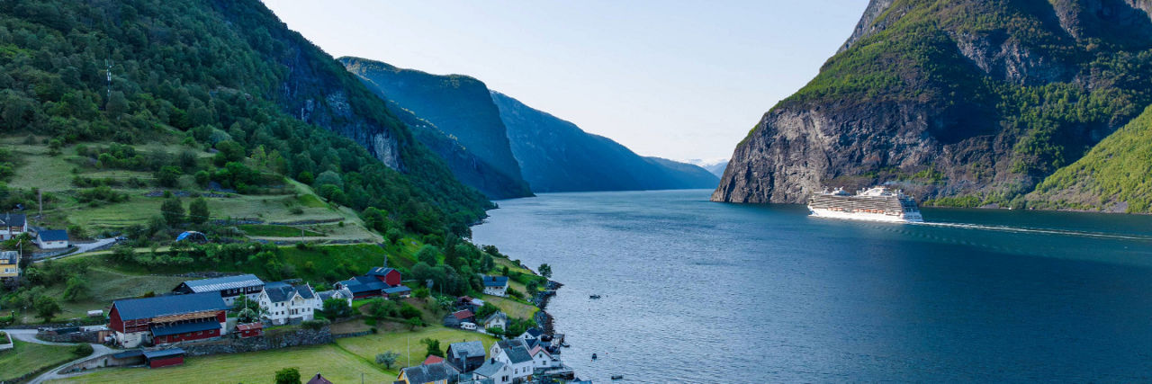 Cruise ship in Norway