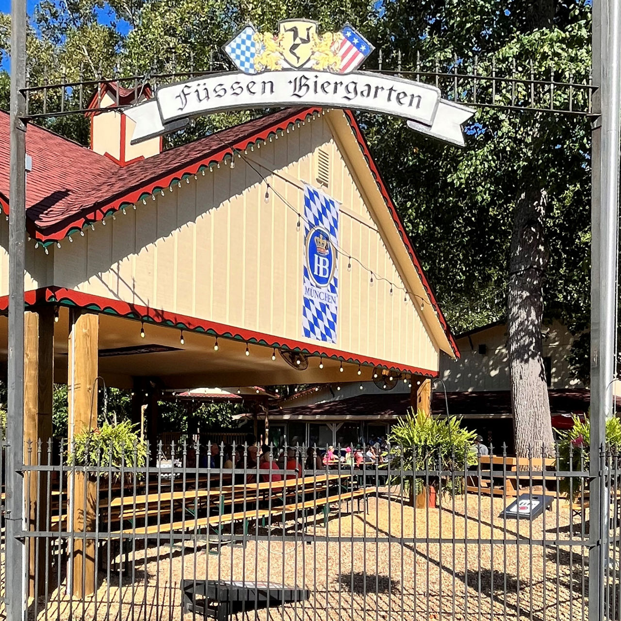 Biergarten in Helen