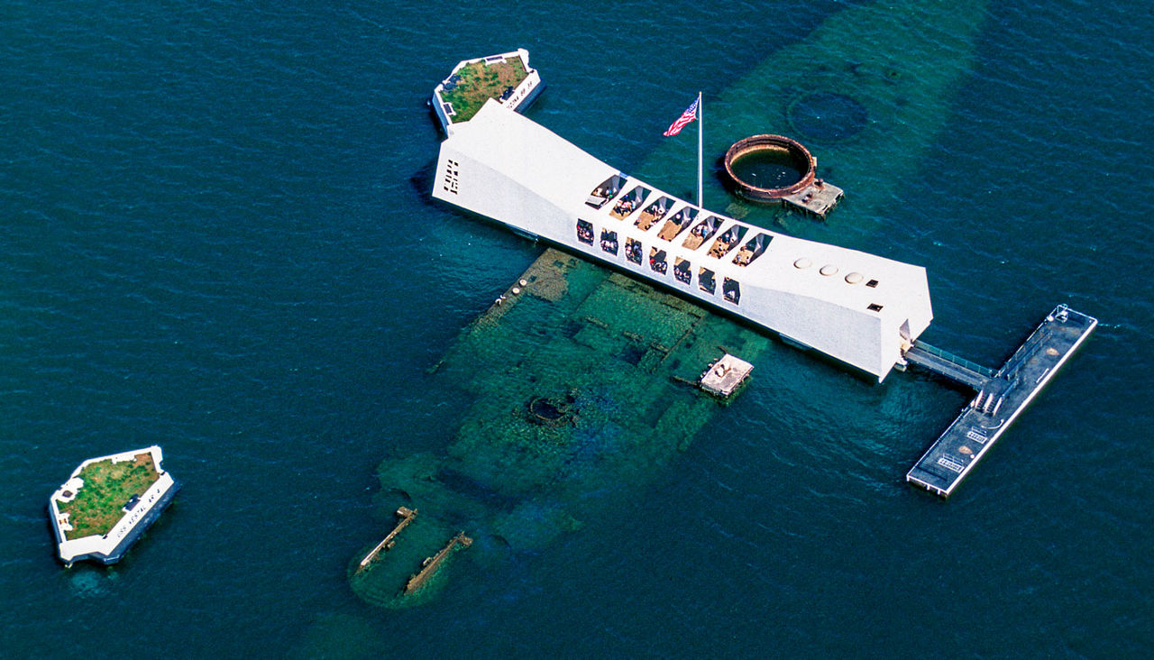 USS Arizona Memorial, Pearl Harbor, Oahua, Hawaii