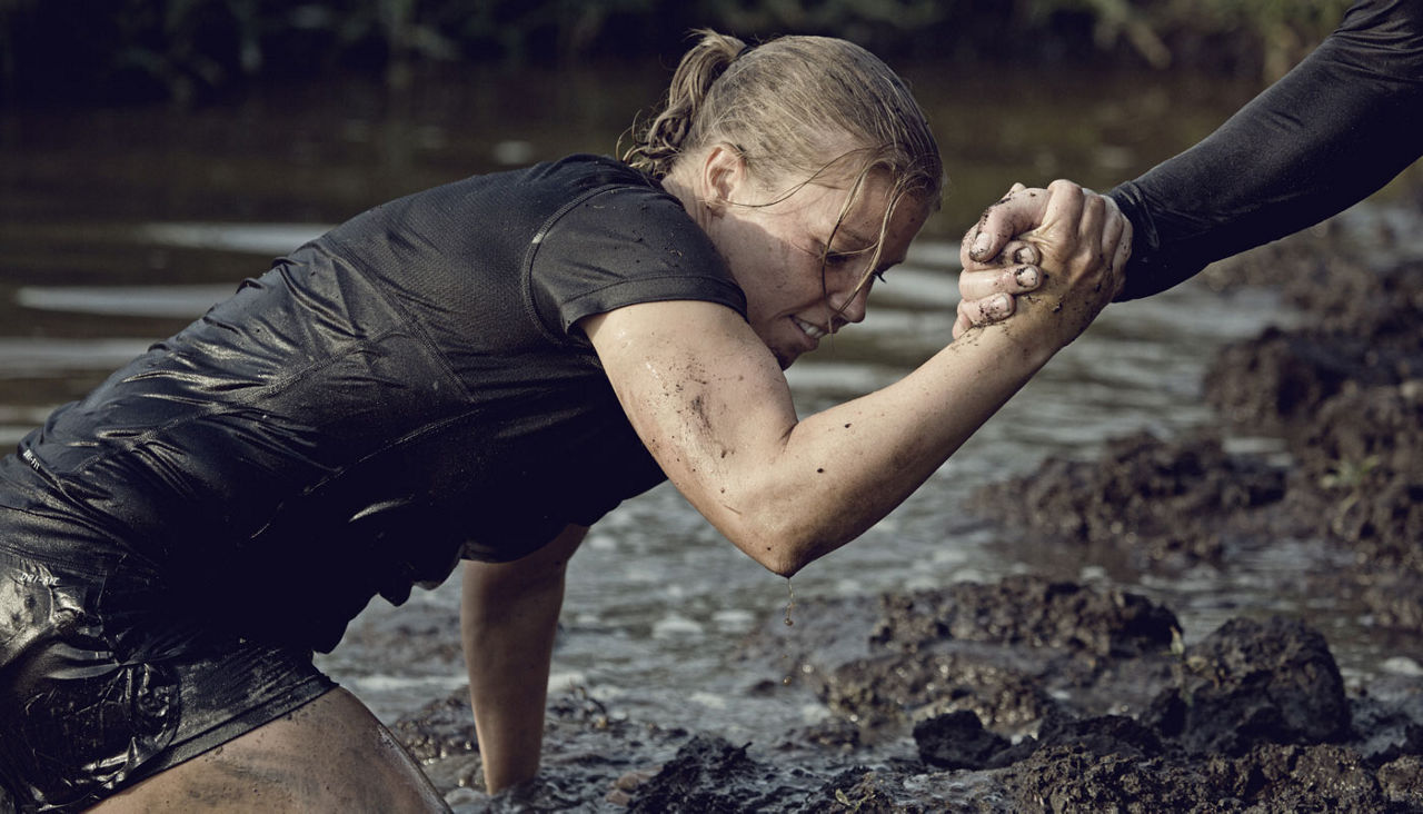 Tough Mudder mud obstacle