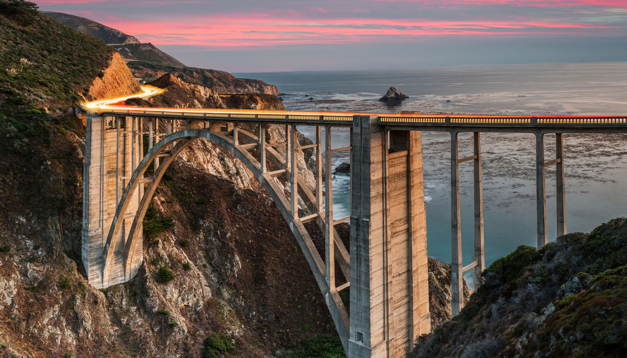 Bixby Bridge at Sunset - Big Sur, CA