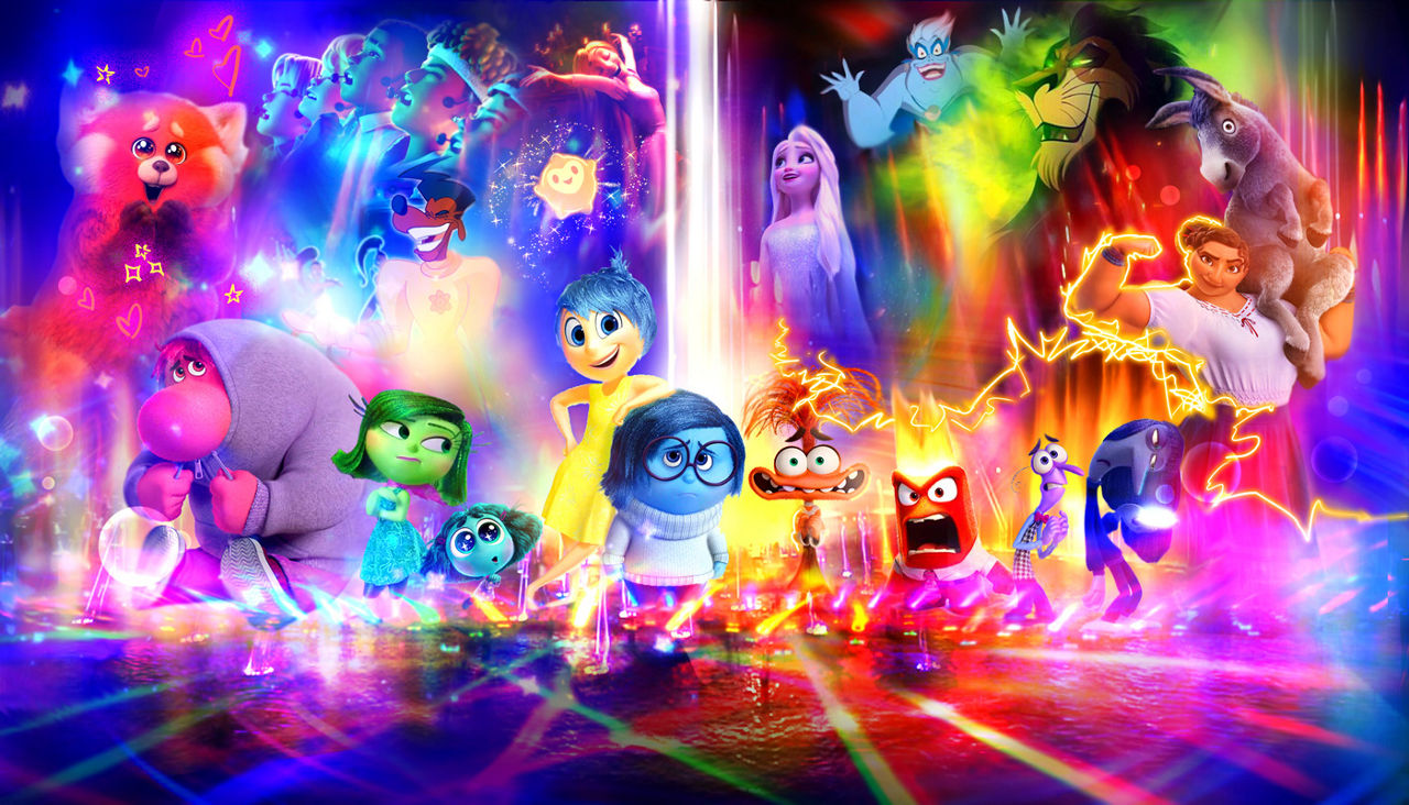 World of Color NS Happiness show by Disney/Pixar