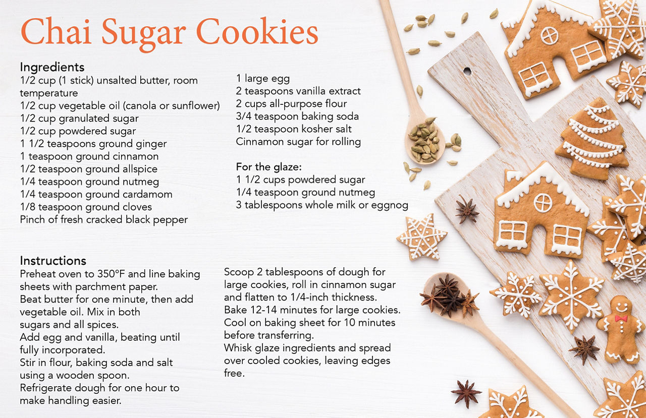 Chai Sugar Cookie Recipe