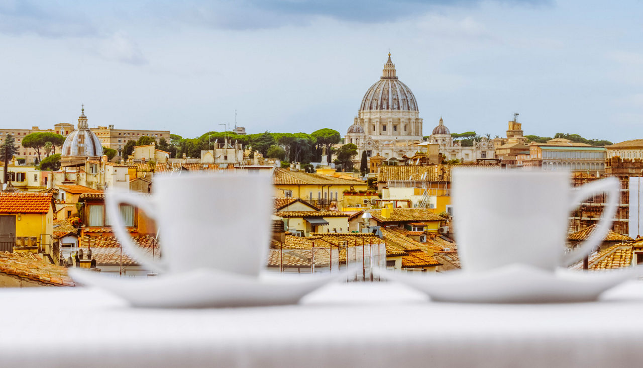 City view of Rome, Italy