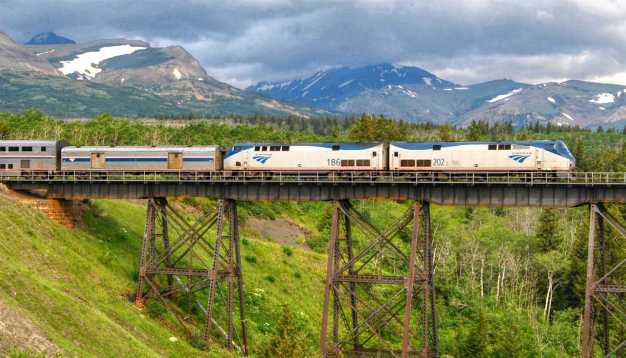 Amtrak’s Empire Builder to experience the Rocky Mountains