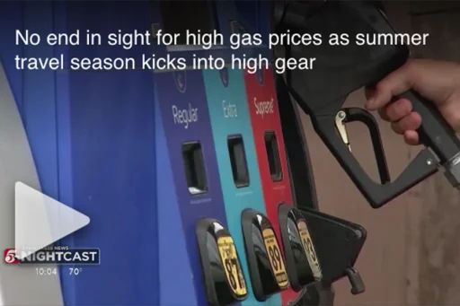 Video Thumbnail No end in sight for high gas prices as summer travel season kicks into high gear