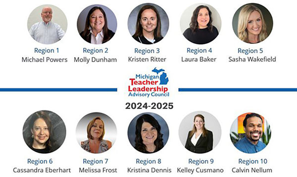 Congrats to the 2024-25 MI Regional Teachers of the Year
