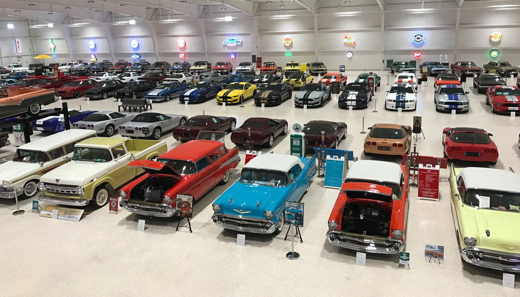 vintage collection in the American Muscle Car Museum