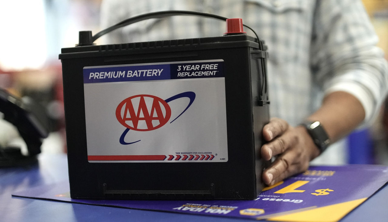 AAA Battery purchased at NAPA store.