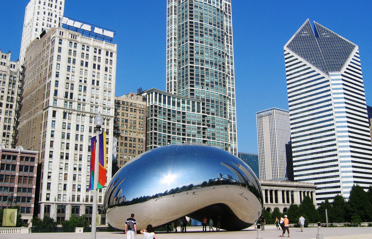 Chicago Bean famous landmark