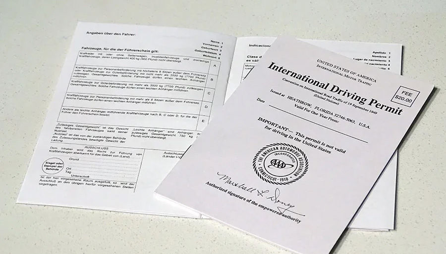 IDP front page and inside page