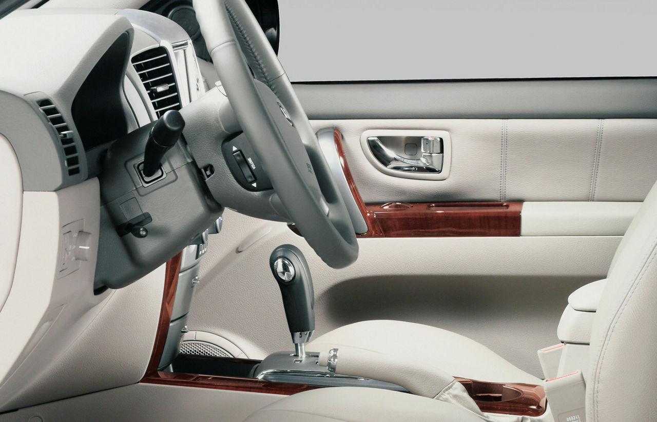 Interior of a modern car.