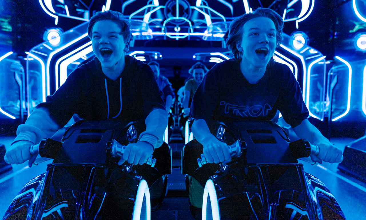 Disney's new TRON Lightcycle/Run ride