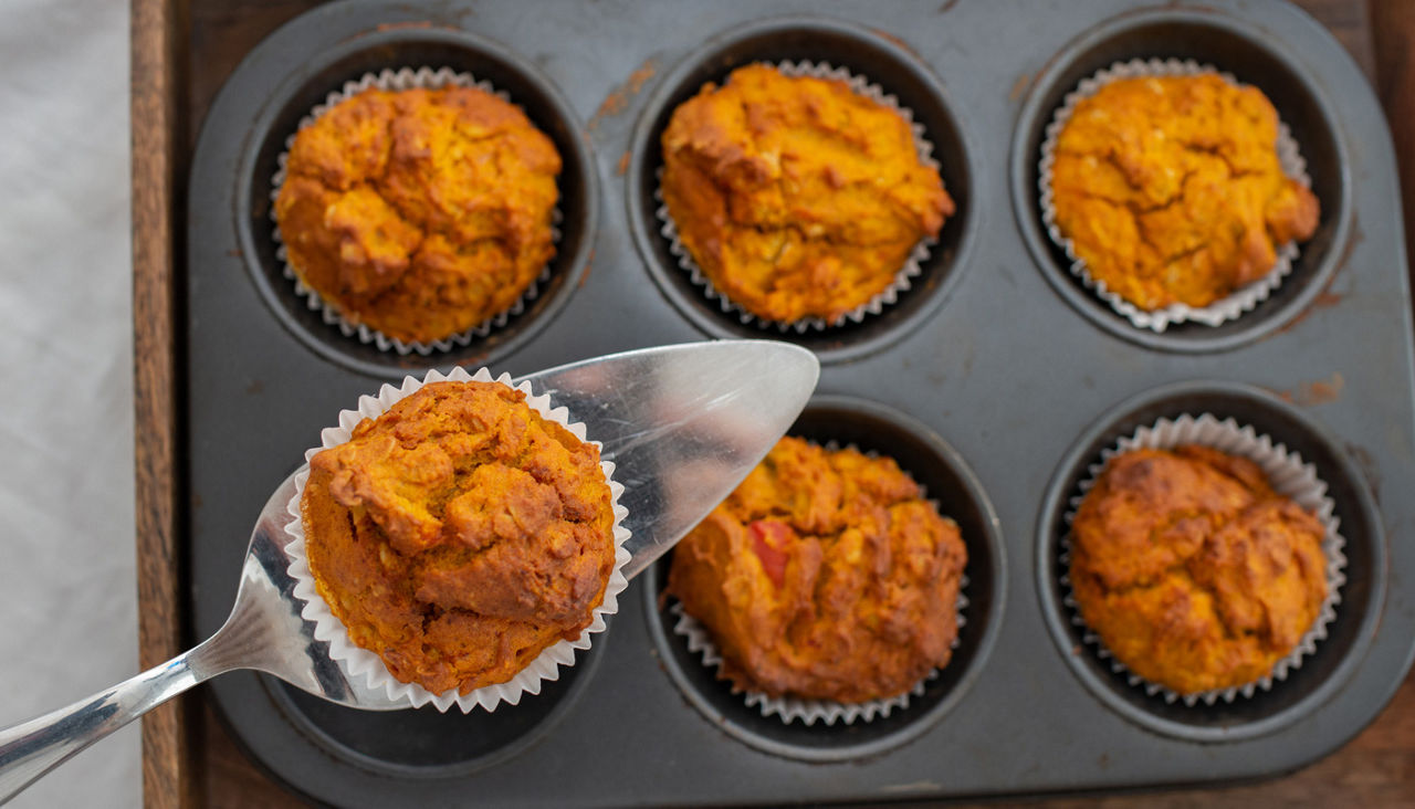 Home made Autumn Pumpkin Spice Muffins