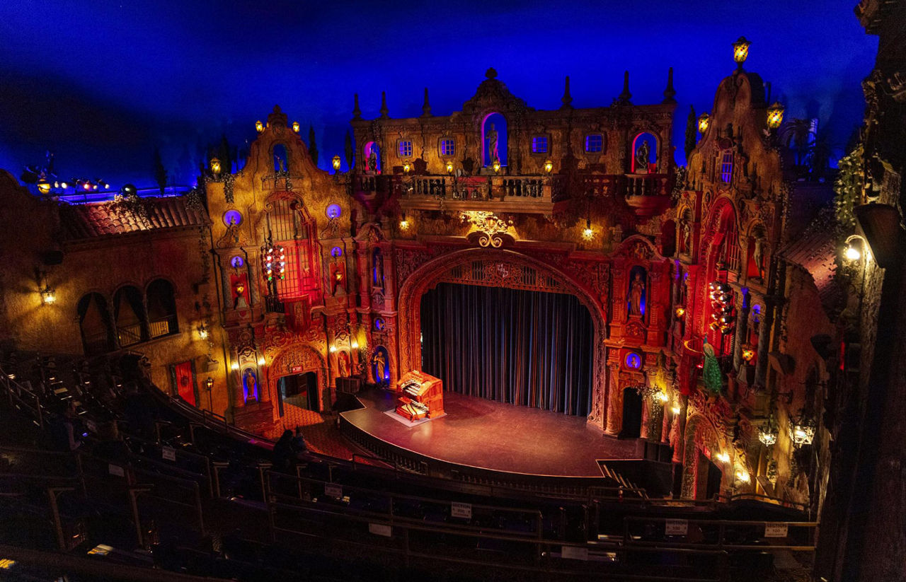 Historic Tampa Theatre interior stage