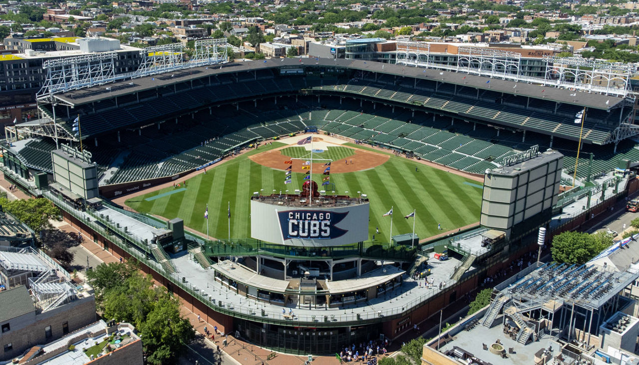 Wrigley Field in Chicago