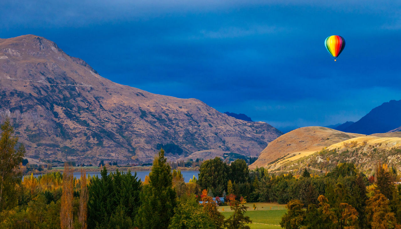 Hot air Balloon, Queenstown, New Zealand