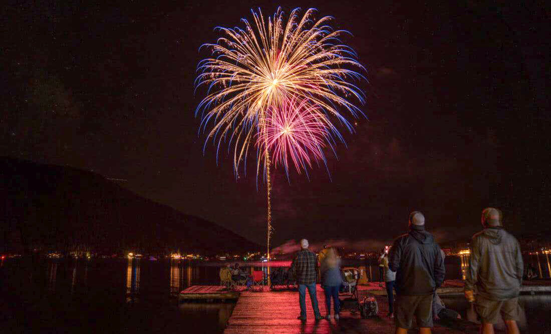 Ground-lake-firework