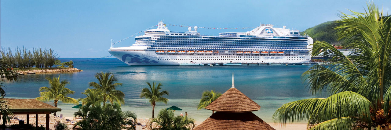 Princess Cruise ship in the Caribbean