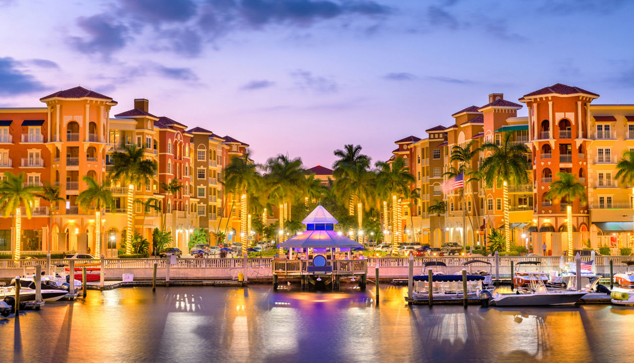 Naples, Florida marina