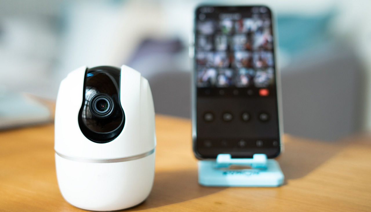 Smart phone and home security camera