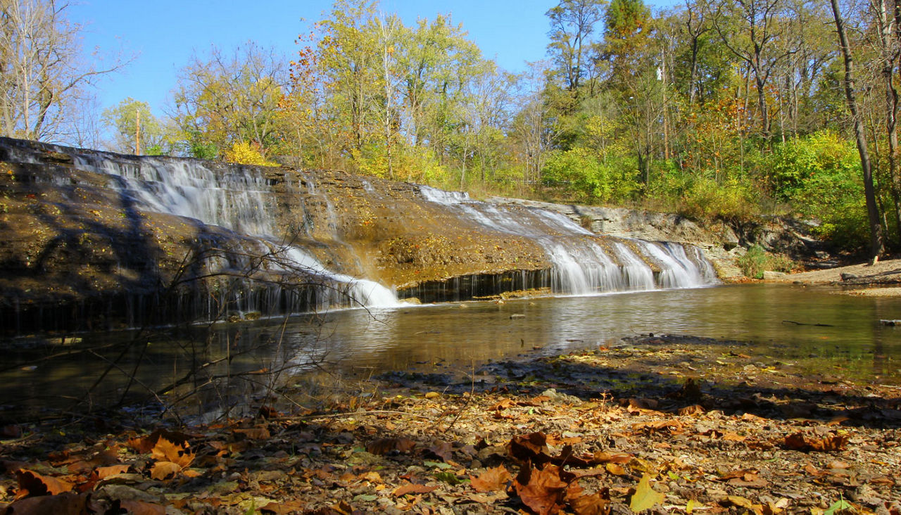 Thistlewaite Falls in Indiana