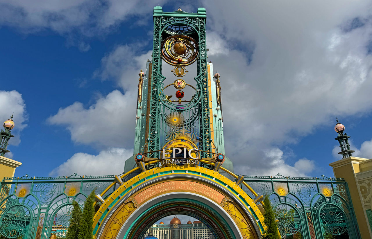 Chronos entry gates to epic Universe