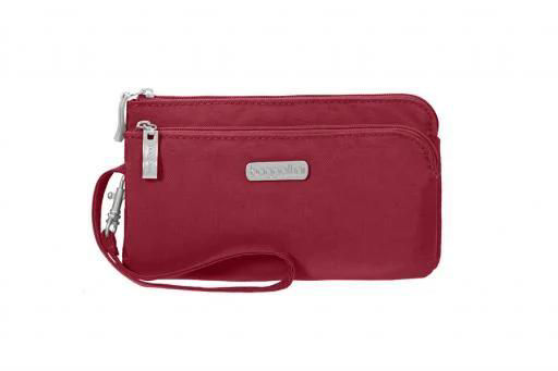Baggallini RFID Double Zip Travel Wallet