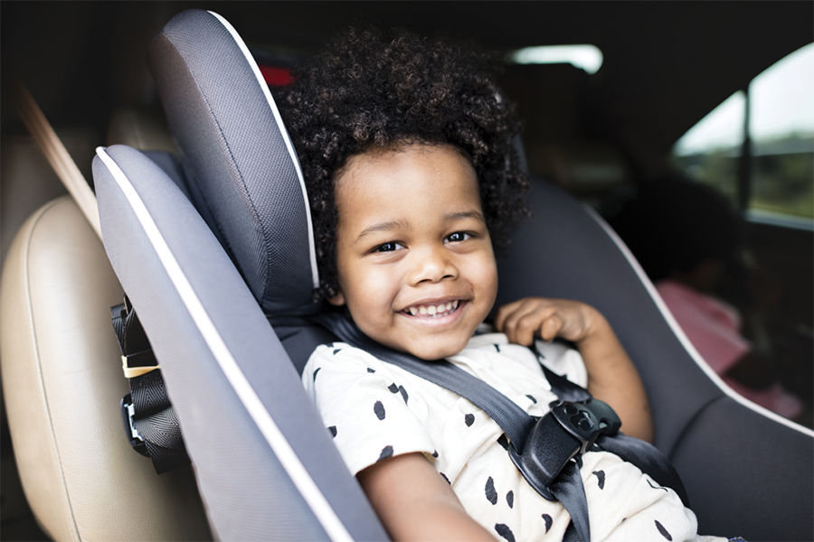 Child in a Car Seat