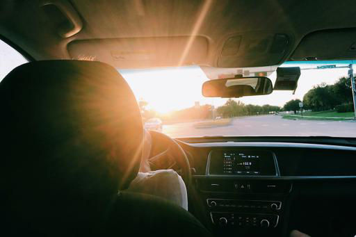 Driver in a Vehicle