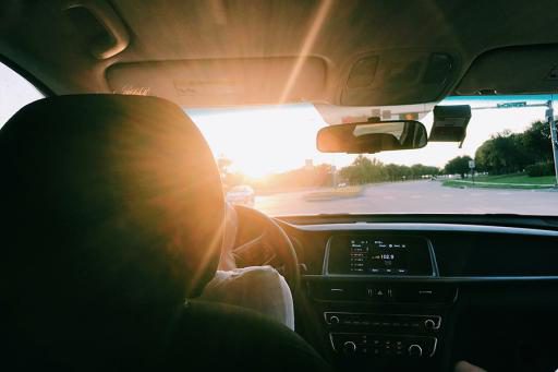 Driver in a Vehicle