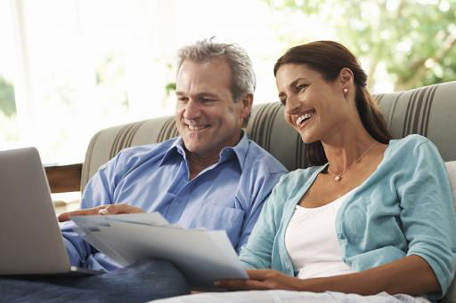 Couple at Home
