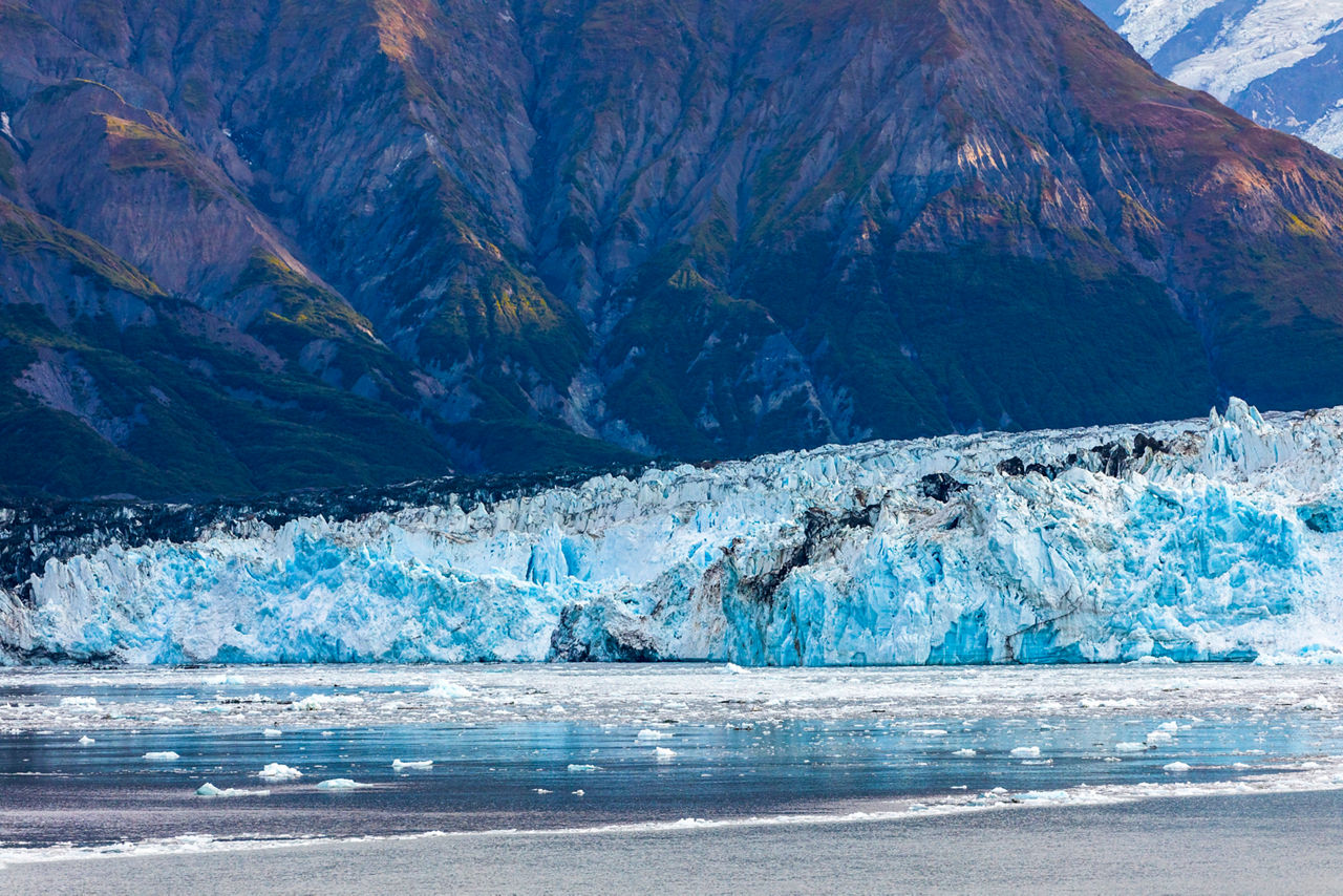 Hubbard Glacier in Alaska, view from cruise ship with AAA Travel