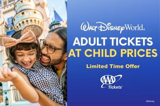 WDW Adult Tickets at Children Prices