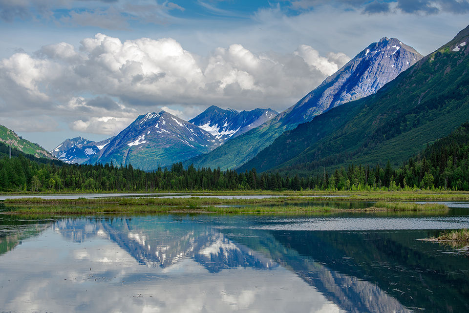 Kenai Mountains Reflection.