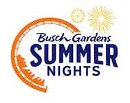 Busch gardens summer nights logo.