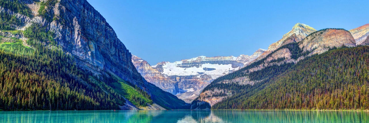 Lake Louise with Mt. Victoria Glacier in Banff National Park