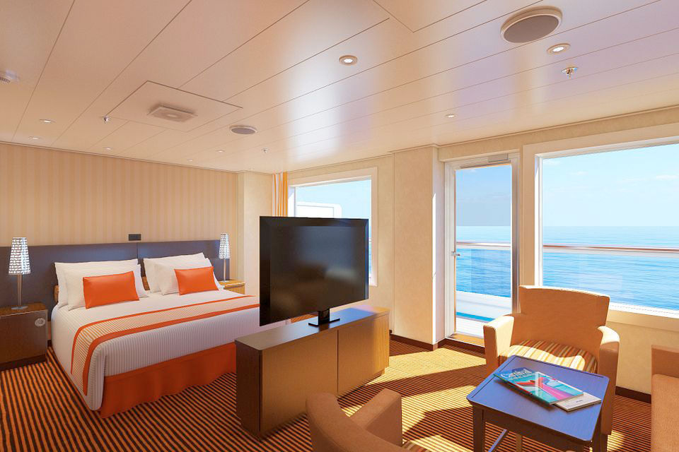 Carnival cruise room accommodations.