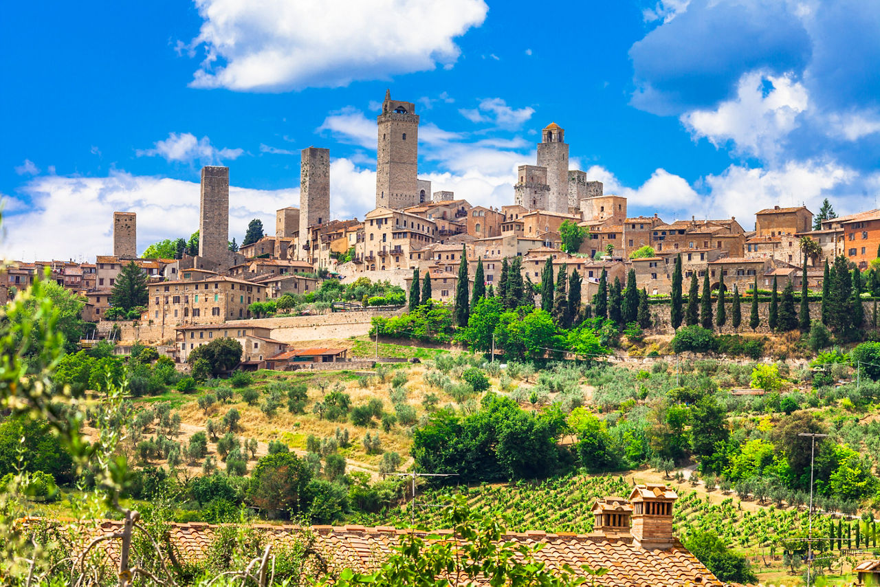 San Gimignano in Tuscany, Italy 