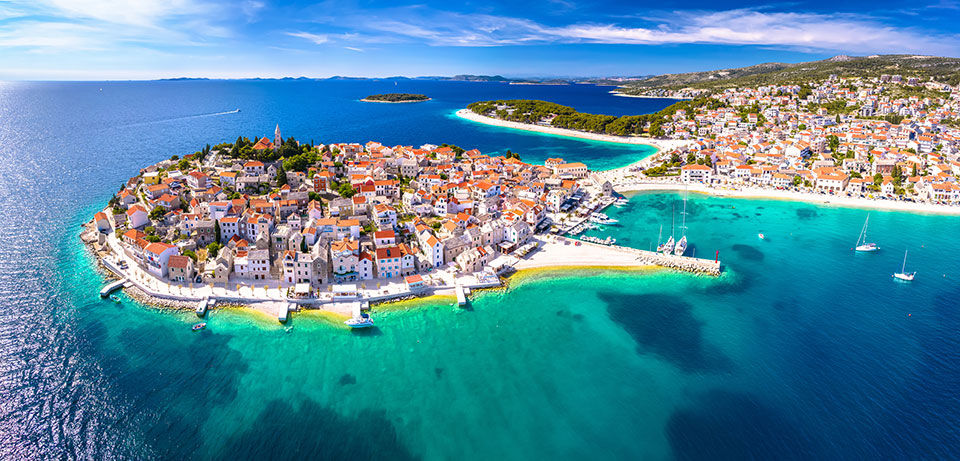 Aerial view, Croatia.