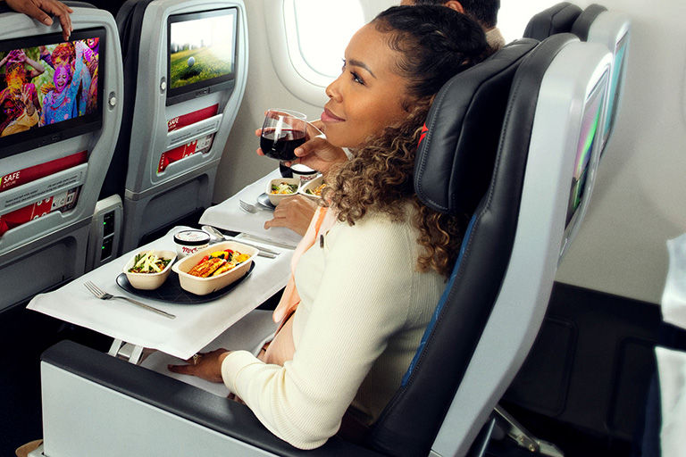 delta domestic first class and international premium select