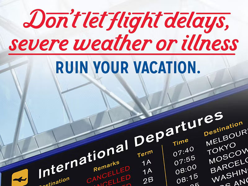 A close up view of a departures sign at an airport