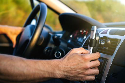Operating a Cell Phone in a Vehicle