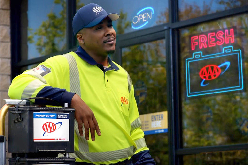 Get a fresh battery from AAA for your vehicle installed by a professional