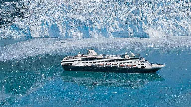 Glacier bay, Holland America cruise ship.