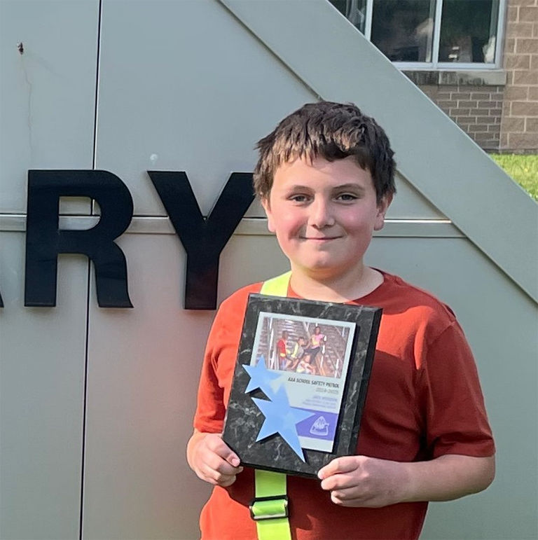 AAA Safety Patrol Award winner.