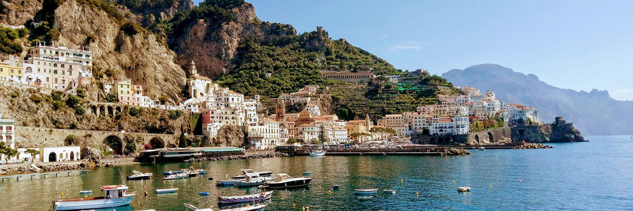 Amalfi coast in Italy
